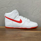 Nike Dunk High White Picante Red