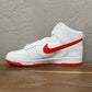 Nike Dunk High White Picante Red