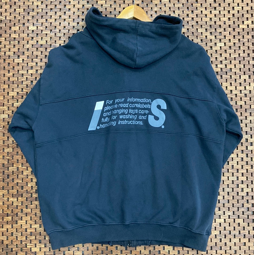 Vintage Issey Miyake “Care Label” Hoodie – The Wicker Bee