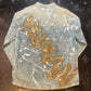 ‘IDK’ Custom Painted Jean Jacket