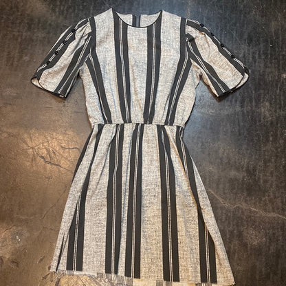 Vintage Hand Sewn Striped Dress
