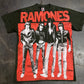 Ramones front and back tee black and red