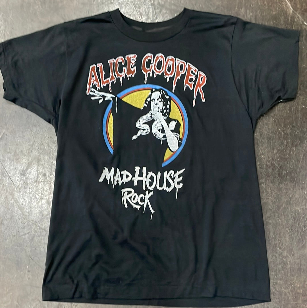 Vintage 1979 Alice Cooper Mad House Rock Tee