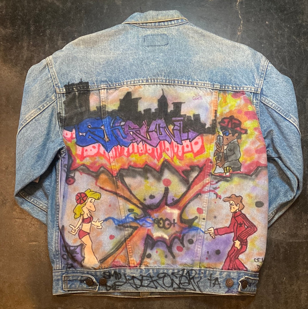 Buy custom painted denim jackets online India | Made to order jeans  shopping – tagged 